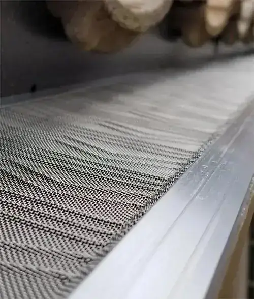 Micro-mesh gutter guard, close up